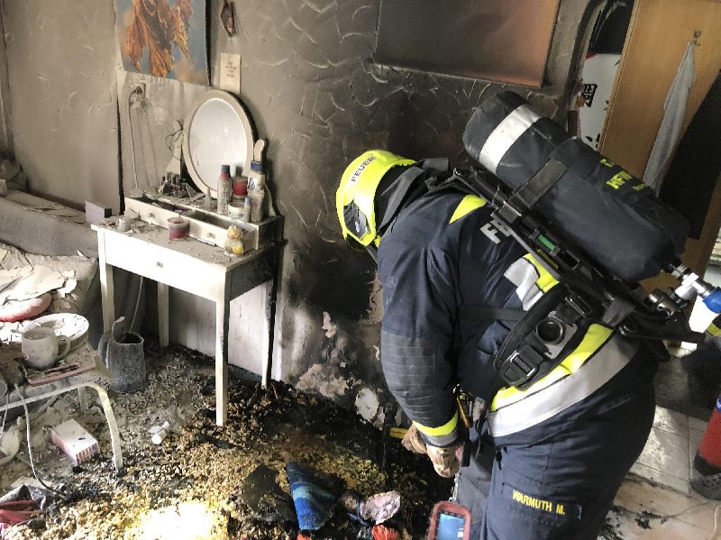 Beginnender Wohnungsbrand (Bild 2)